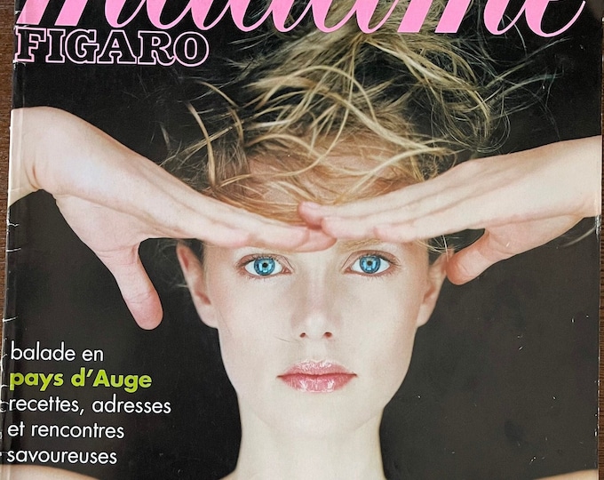 Vintage fashion magazine French Madame 1999