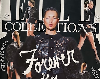 Pre-Owned Fashion Magazine ELLE Collections cover forever Kate Moss