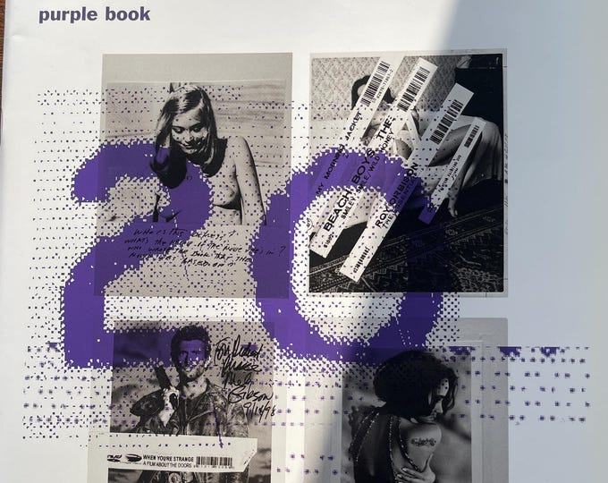 For Women who read fashion -Unique rare Fashion Magazine Purple 20 years the Richard Prince special edition