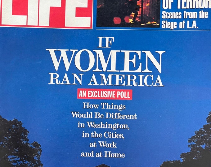 Pre-Owned Life Magazine 1992-Vintage American History & Photography - Iconic Cover - Collectible Back Issue