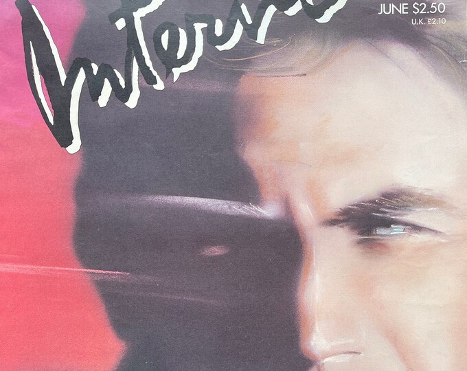 Read between the Icons - Vintage rare Magazine INTERVIEW 1987 ANDY WARHOLCulture icon-Celebrity Interviews & Art -Vintage Collectible issue