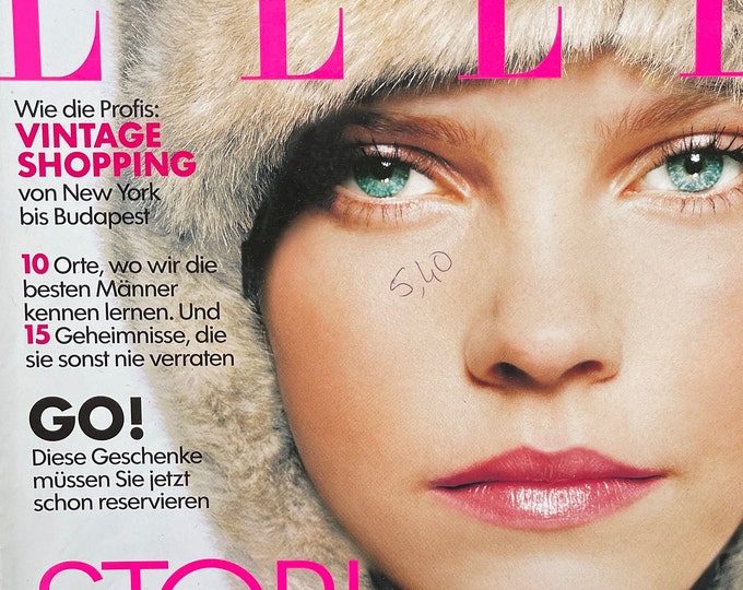 For Women who read fashion -Vintage fashion magazine ELLE 2002