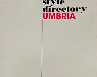 For men who read fashion - Vintage rae fashion magazine Vogue style directory UMBRIA