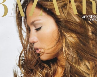 For Women who read fashion -Fashion magazine HARPER'S BAZAAR cover Jennifer Lopez