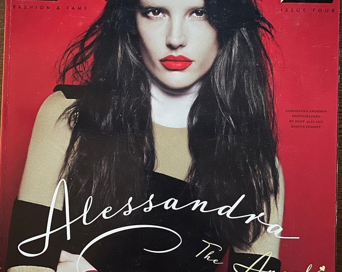 For Women who read fashion -Fashion rare Magazine Love  issue 4 The Gorgeous issue cover Alessandre