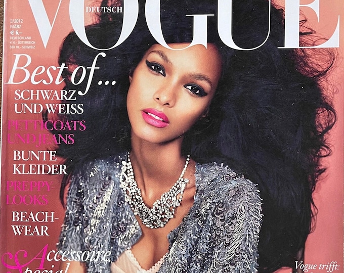 Own a piece of Vogue history -Magazine Vogue Germany cover Lais