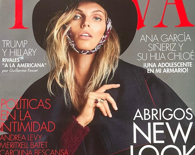 magazine Fashion TELVA Spain over Karlina Caune