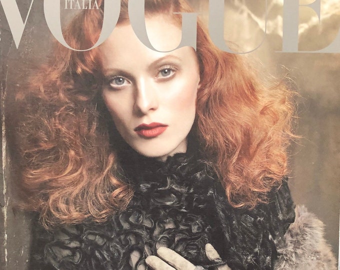 Own a piece of Vogue history-Magazine Vogue Italia cover by Steven Meisel-Iconic style & Cover Photography Fashion Models Collectible Issue!