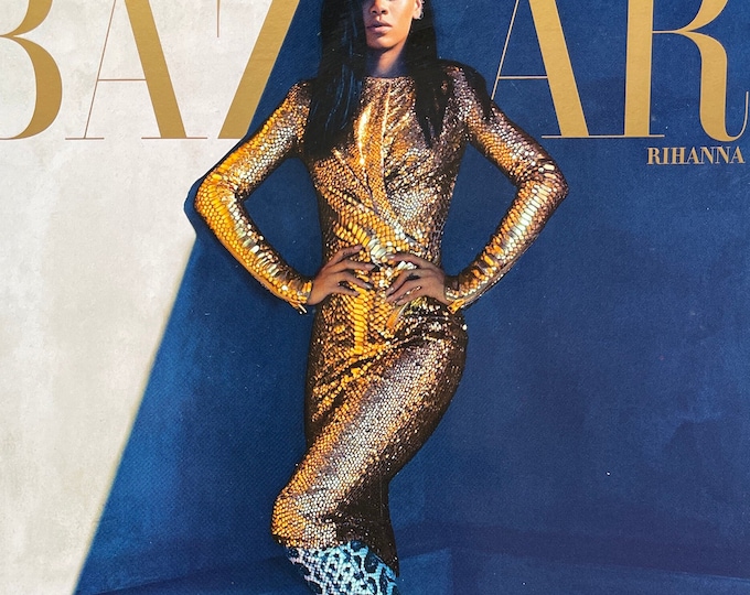For Women who read fashion -Fashion magazine Harper’s Bazaar cover RIHANNA