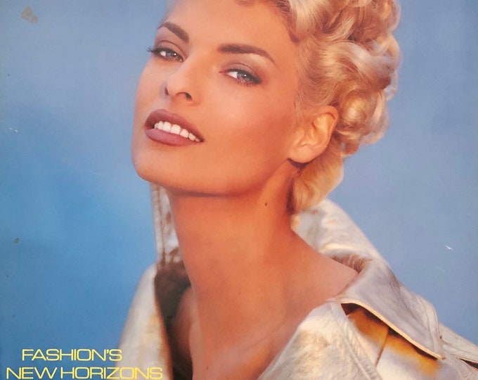 Vogue magazine August 1991 - Cover Linda Evangelista