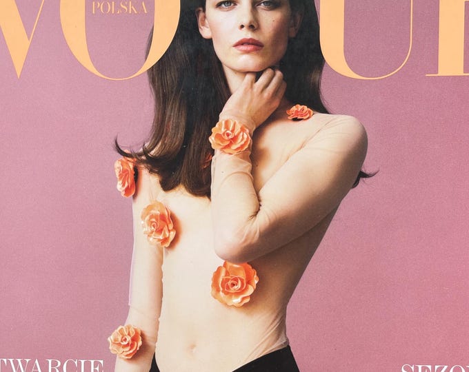 Fashion magazine Vogue Poland cover Melijne Schorren-Iconic fashion Style & Photography Fashion Models - Editorials