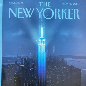The cover's just the beginning - The New Yorker Iconic Journalism & Cartoons - Collectible Issue Gift for magazine lovers!