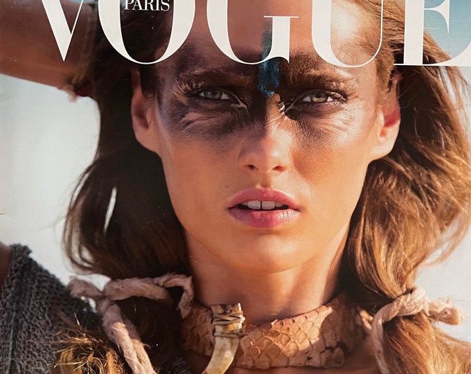 Unique rare Magazine Vogue Paris Supplement cover Carmen Pedura-Iconic style & Cover Photography Fashion Models Collectible Issue!