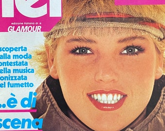 For Women who read fashion -Vintage rare Italia fashion magazine Lei 1981