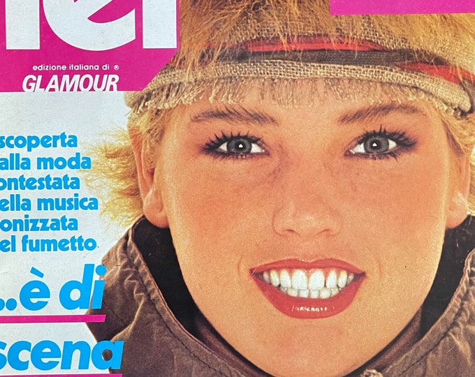 For Women who read fashion -Vintage rare Italia fashion magazine Lei 1981