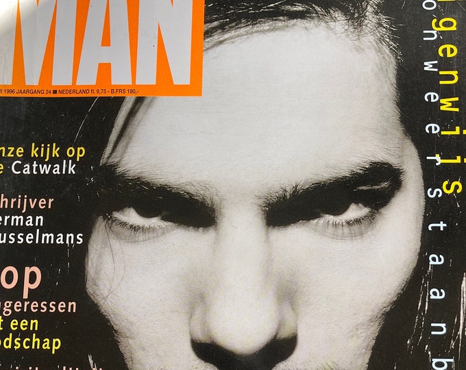 For men who read fashion - Vintage rare Dutch fashion magazine 1996 MAN