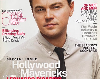 中古品 レアなDetails誌の表紙 レオナルド・ディカプリオ - Etsy 日本