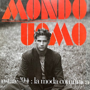 For Men Who Read Fashion - Vintage Rare Fashion Magazine MONDO