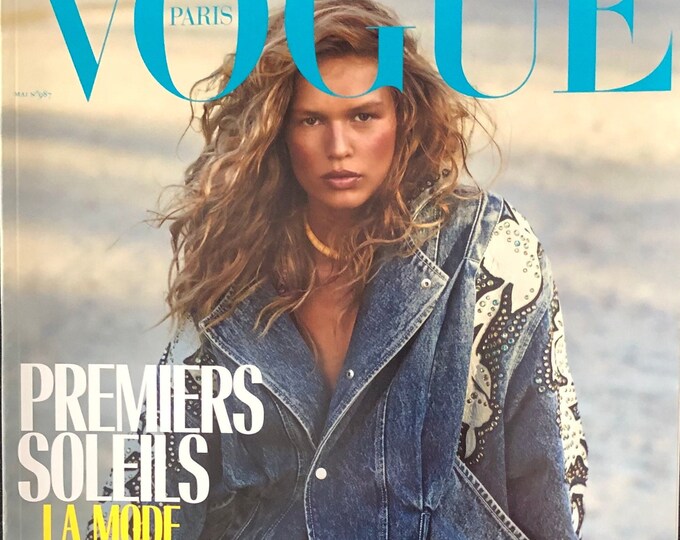 Own a piece of Vogue history-Magazine Vogue Paris cover Anna Ewers-Iconic style & Cover Photography Fashion Models Collectible Issue!