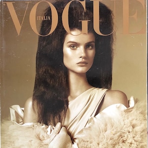 Magazine Vogue Italia Cover by Steven Meisel! Valentino Couture