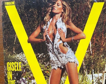For Women who read fashion -Unique magazine V No54 cover Gisele Bundschen-Iconic style & Photography Collectible fashion Culture!
