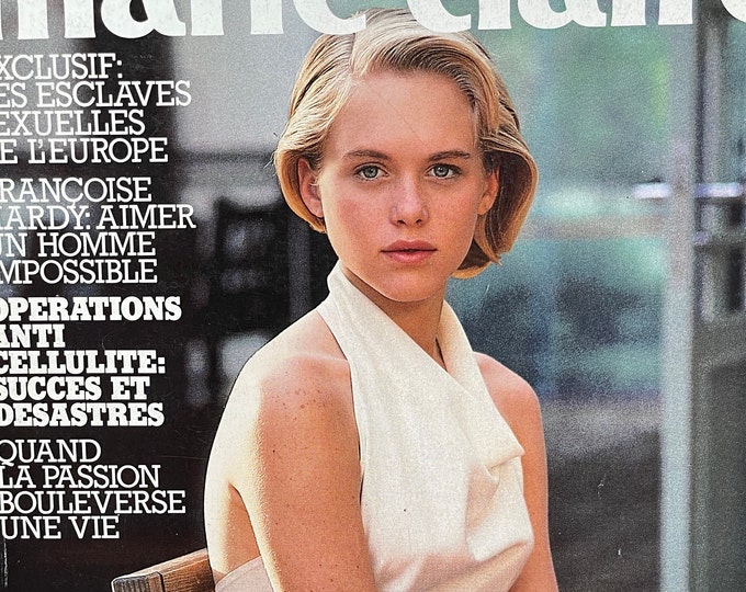 For Women who read fashion -Vintage fashion magazine Marie Claire magazine 1988