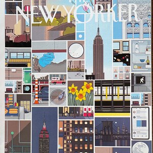 The cover's just the beginning - The New Yorker Iconic Journalism & Cartoons - Collectible Issue Gift for magazine lovers!
