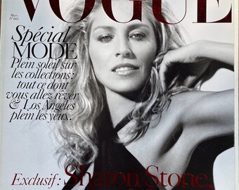 Pre-Owned Vogue Paris magazine 2006 Exclusive Sharon Stone