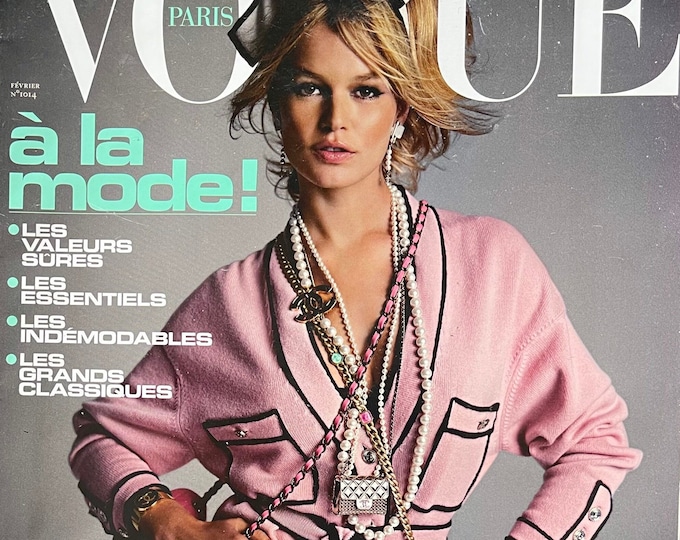 Own a piece of Vogue history-magazine Vogue Paris-Iconic style & Cover Photography Fashion Models Collectible Issue!
