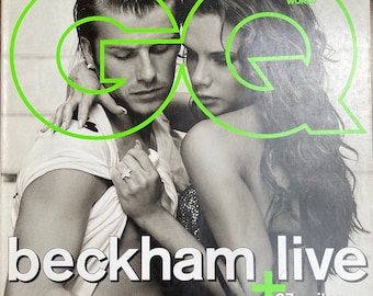 Mags Lovers - Vintage rare German edition magazine GQ 2003 Gentlemen's World Beckham Live!