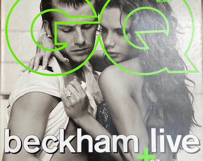 Mags Lovers - Vintage rare German edition magazine GQ 2003 Gentlemen's World Beckham Live!