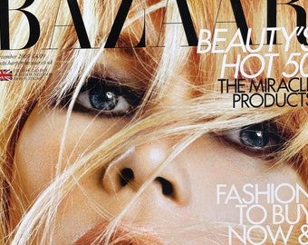 For Women who read fashion -Fashion magazine HARPER'S BAZAAR Cover Claudia Schiffer