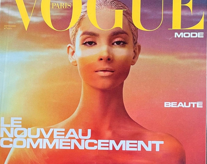 Own a piece of Vogue history-Magazine Vogue Paris cover tindi mar-Iconic style & Cover Photography Fashion Models Collectible Issue!