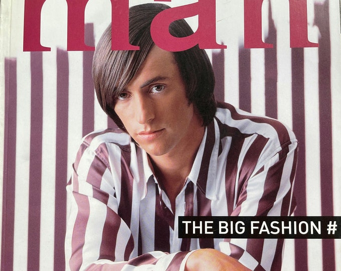 For men who read fashion - Vintage rare Dutch fashion magazine MAN 2000 , The big fashion issue
