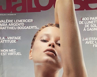 For Women who read fashion -Vintage fashion French magazine Jalouse magazine 1999