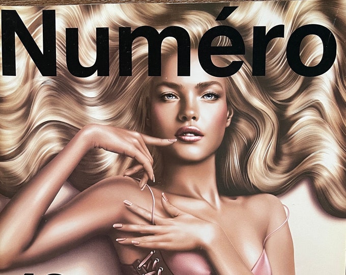 For Women who read fashion -Vintage fashion magazine Numero magazine 2003 No.43 cover Prive!