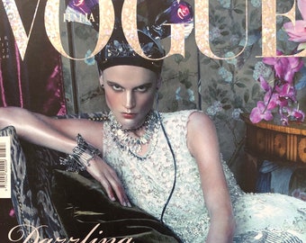Own a piece of Vogue history - Fashion Magazine Vogue Italia cover Amber Valleta