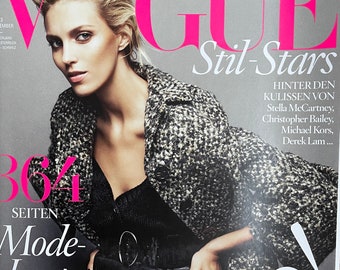 Own a piece of Vogue history -Vogue Deutsch magazine cover Anja Rubik