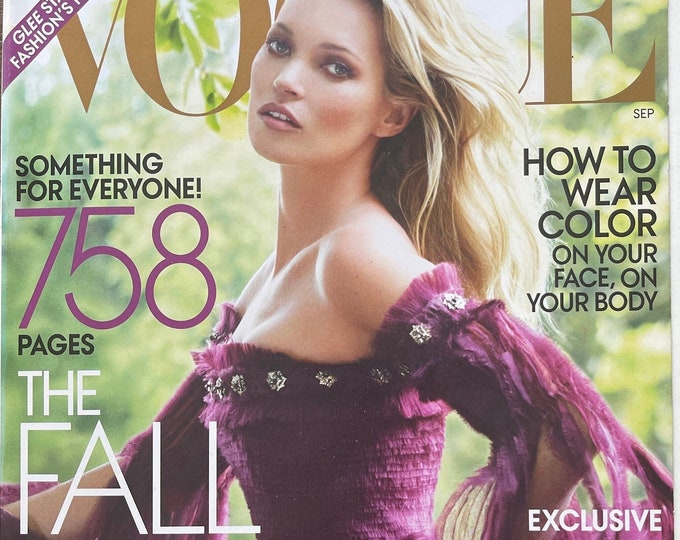 Magazine Vogue Exclusive Kate moss wedding! 758 pages!!!-Iconic Style Fashion Covers Photography Models & Editorials