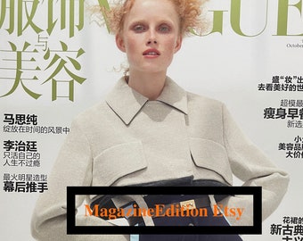 Fashion magazine rare Vogue China, cover Rianne von Rompaey-Iconic fashion Style & Photography Fashion Models - Editorials