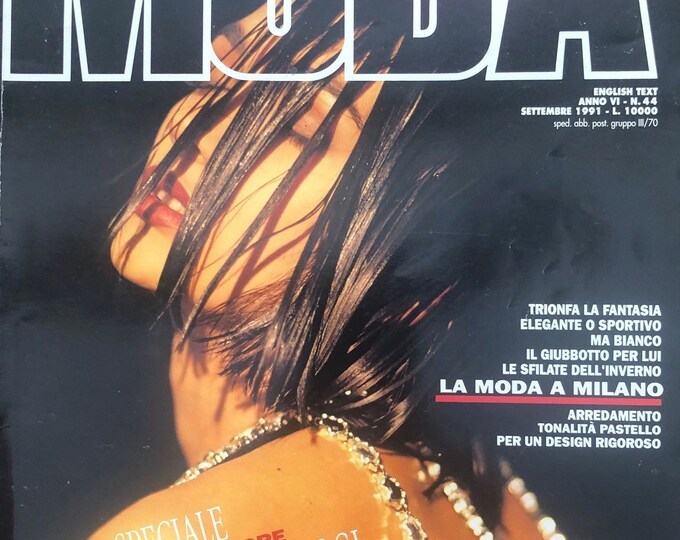 Magazine fashion Italia MODA VIVA 1991