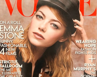 Own a piece of Vogue history -Magazine Vogue USA cover Emma Stone!-Iconic Style Fashion Covers Photography Models & Editorials