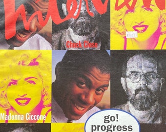 Pre-Owned Vintage rare INTERVIEW Magazine 1992, Iconic coverCulture icon-Celebrity Interviews & Art -Vintage Collectible issue