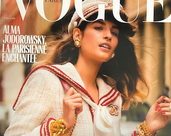 Own a piece of Vogue history-Magazine VOGUE Paris Eddie Campbell-Iconic style & Cover Photography Fashion Models Collectible Issue!