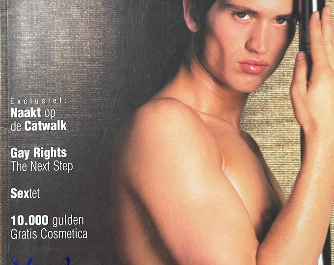 For men who read fashion - Vintage rare Dutch men fashion magazine Squeeze-Iconic Men's Fashion & Style -Collectible Magazine issue