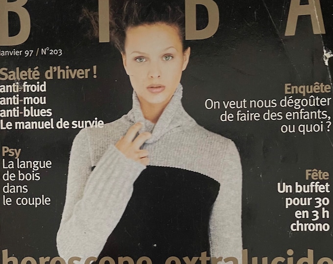 For Women who read fashion -Unique rare vintage fashion magazine BIBA Magazine 1997