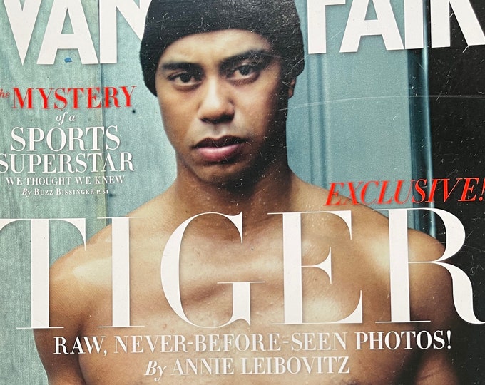 magazine Vanityfair cover image Tiger Woods