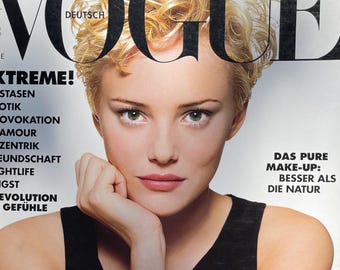 Own a piece of Vogue history -Vintage magazine Vogue Germany 1996 cover JAMEE