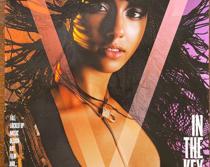 For Women who read fashion -Vintage fashion rare magazine V 2004 cover Alicia Keys!