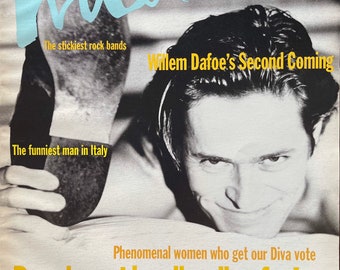 Read between the Icons - Vintage rare INTERVIEW Magazine 1993Culture icon-Celebrity Interviews & Art -Vintage Collectible issue